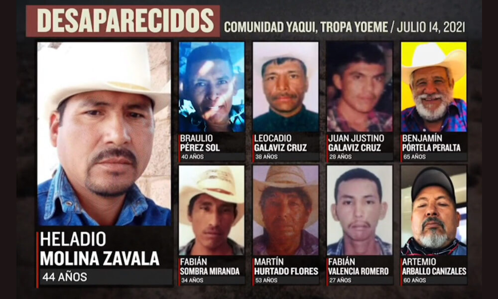 BUSCAN A YAQUIS DESAPARECIDOS EN LOMA DE BÁCUM