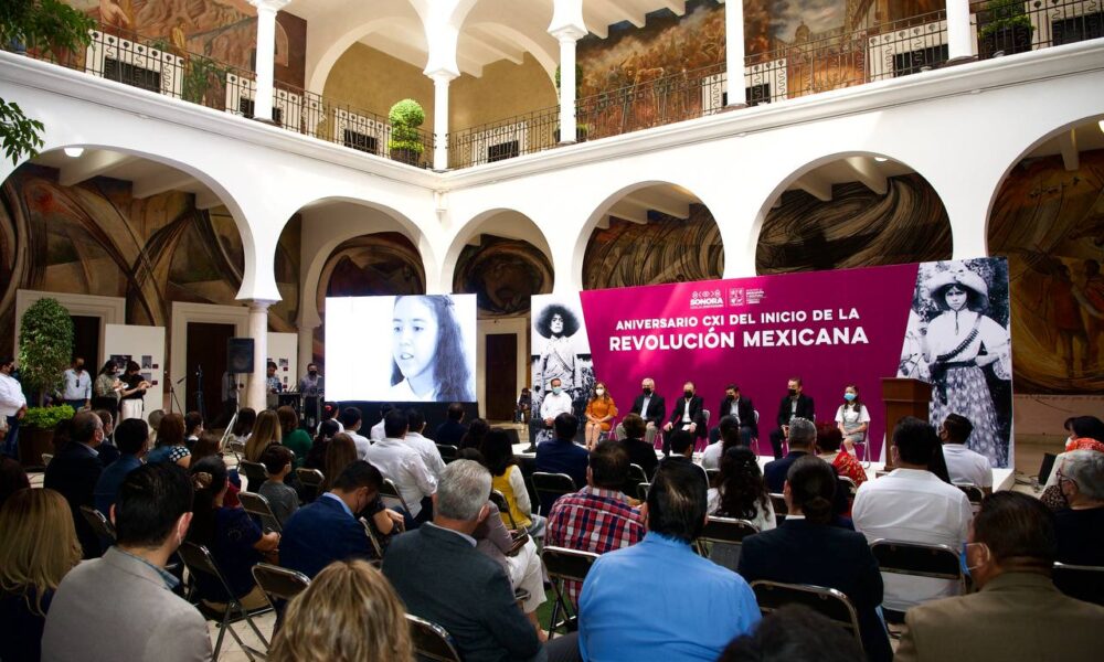 EL GOBIERNO DE SONORA CONMEMORA EL 111 ANIVERSARIO DE LA REVOLUCIÓN