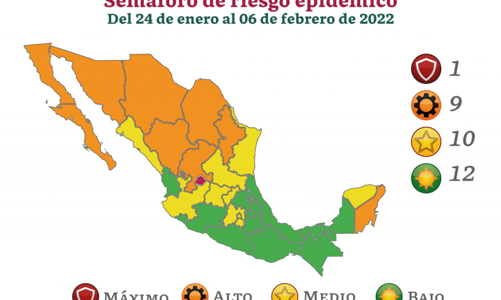 SONORA EN NARANJA DEL SEMÁFORO EPIDEMIOLÓGICO