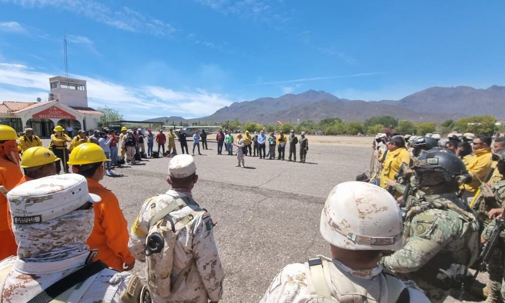 RECONOCE ALFONSO DURAZO EL TRABAJO DE LOS BRIGADISTAS EN LA SIERRA DE ÁLAMOS