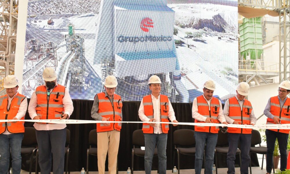 INAUGURA ALFONSO DURAZO TERCER HORNO EN PLANTA DE CAL DE GRUPO MÉXICO EN AGUA PRIETA