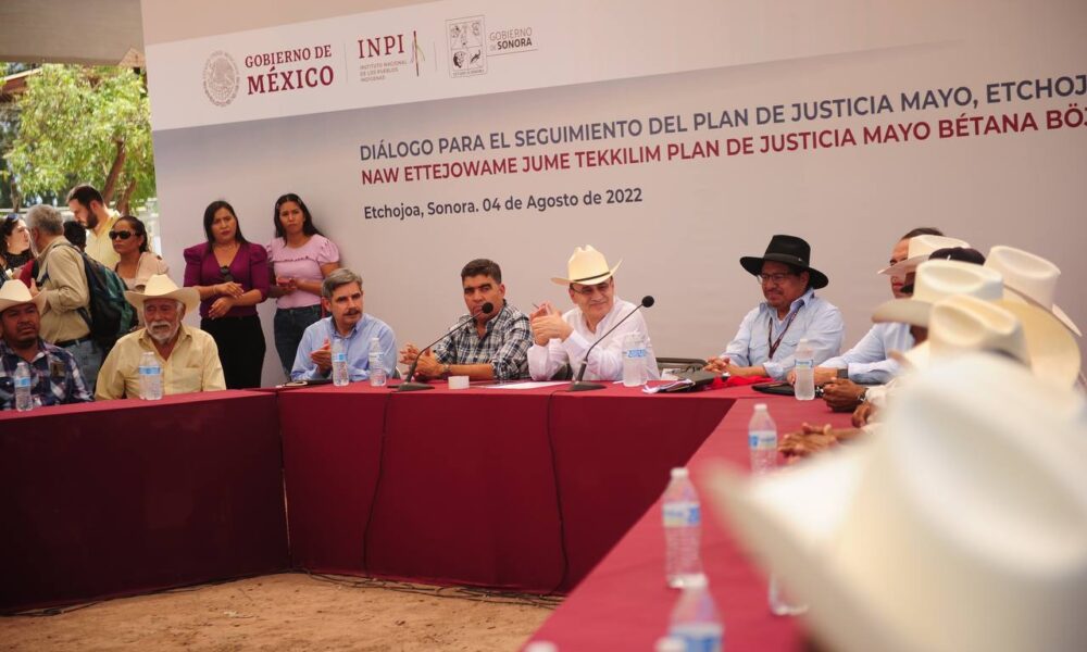 DURAZO LE DA SEGUIMIENTO AL PLAN DE JUSTICIA DE LOS PUEBLOS ORIGINARIOS