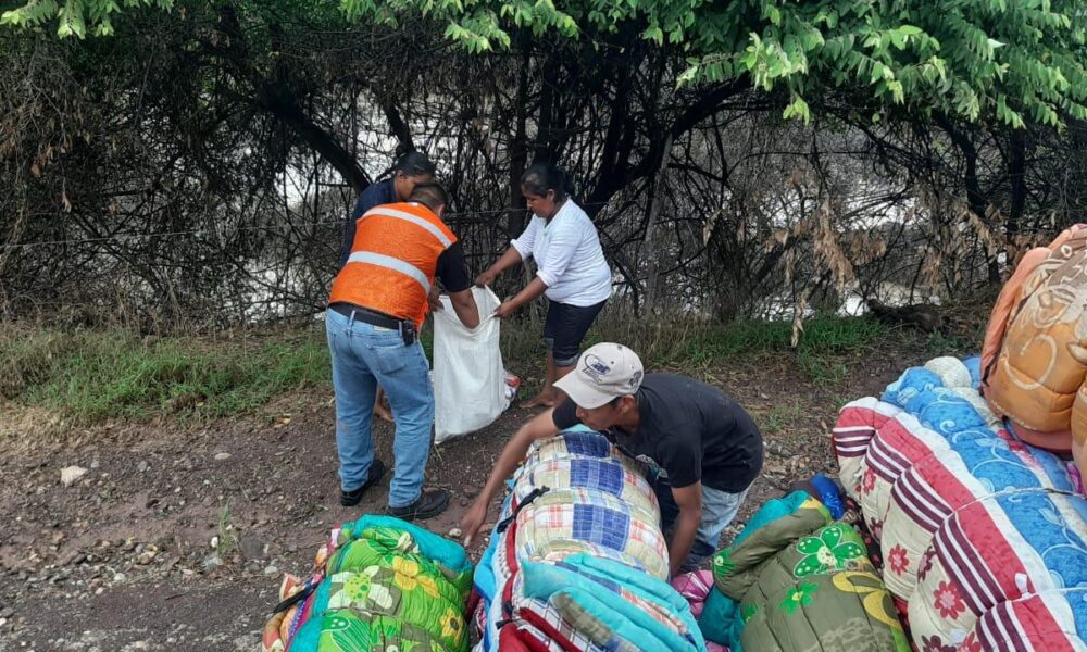 PROTECCIÓN CIVIL DE ÁLAMOS LLEVA SUMINISTROS A LAS FAMILIAS DE CHORIJOA