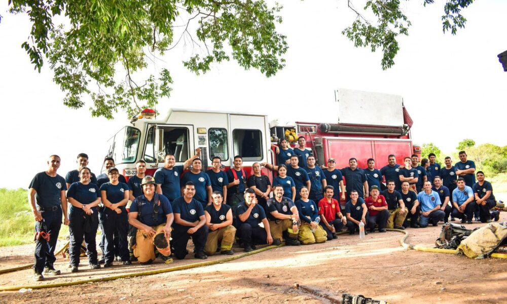 EN NAVOJOA: RECIBEN CAPACITACIÓN BOMBEROS DE SONORA Y SINALOA