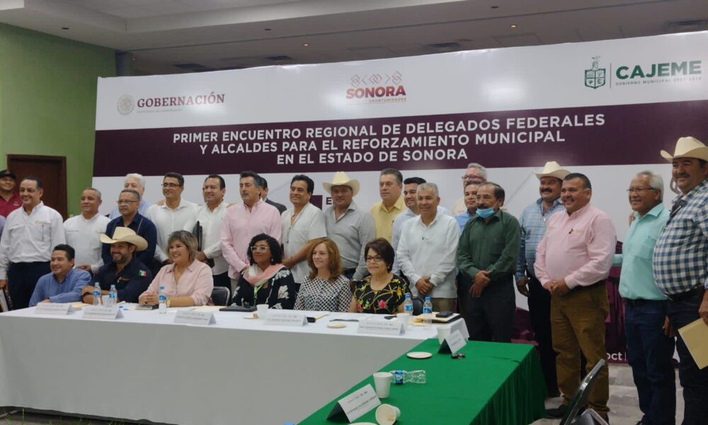 PARTICIPA VÍCTOR BALDERRAMA EN EL PRIMER ENCUENTRO REGIONAL DE DELEGADOS FEDERALES Y PRESIDENTES MUNICIPALES