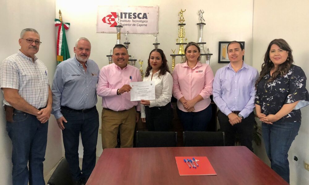 FORMALIZAN CONVENIO DE COLABORACIÓN ITESCA Y AYUNTAMIENTO DE ÁLAMOS