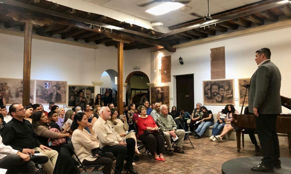 SE PRESENTA CON ÉXITO CONCIERTO DE LA ÓPERA AL BOLERO EN MUSEO COSTUMBRISTA DE ÁLAMOS