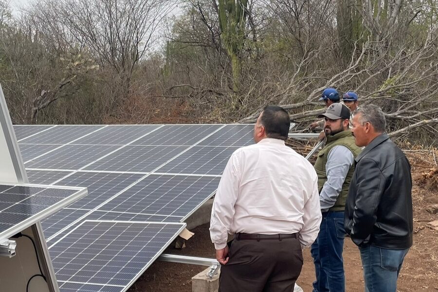 CON ENERGÍA SOLAR FUNCIONARÁ EL POZO DE AGUA DE LA NORIA