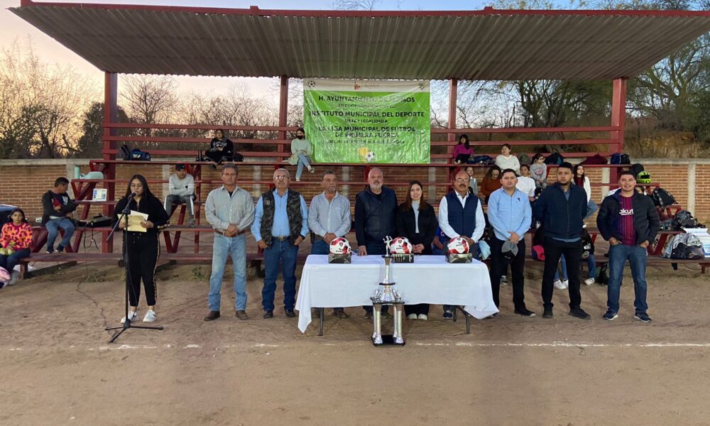 INAUGURAN LA LIGA MUNICIPAL DE FÚTBOL