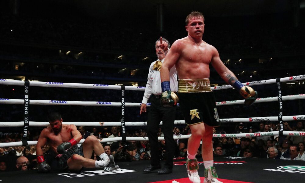 EL ‘CANELO’ GANA ANTE SU GENTE; NO PUDO NOQUEAR