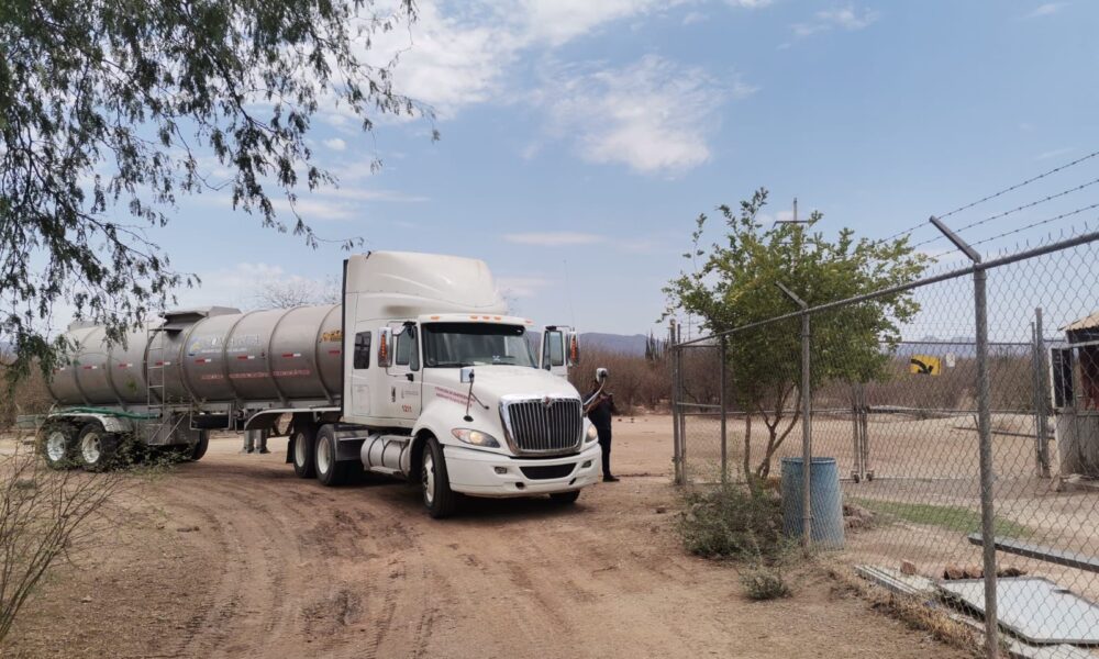 PIPA DE CONAGUA ABASTECERÁ AGUA A ZONAS MÁS AFECTADAS