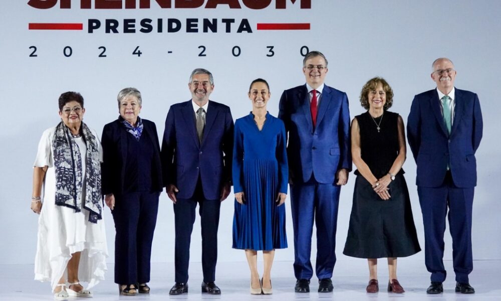 CLAUDIA SHEINBAUM PRESENTA 6 INTEGRANTES DEL NUEVO GABINETE